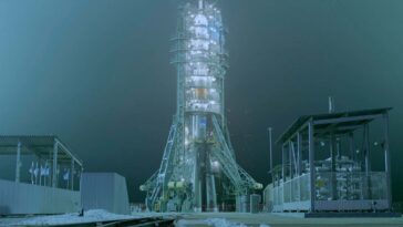 Image étrange d'une fusée liée à l'espace parmi les finalistes du concours photo