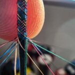 A computer fibre being braided with a combination of metal and textile yarns