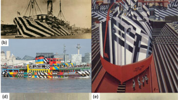 L'étude révèle l'illusion de la peinture «éblouissante» sur les cuirassés de la Première Guerre mondiale