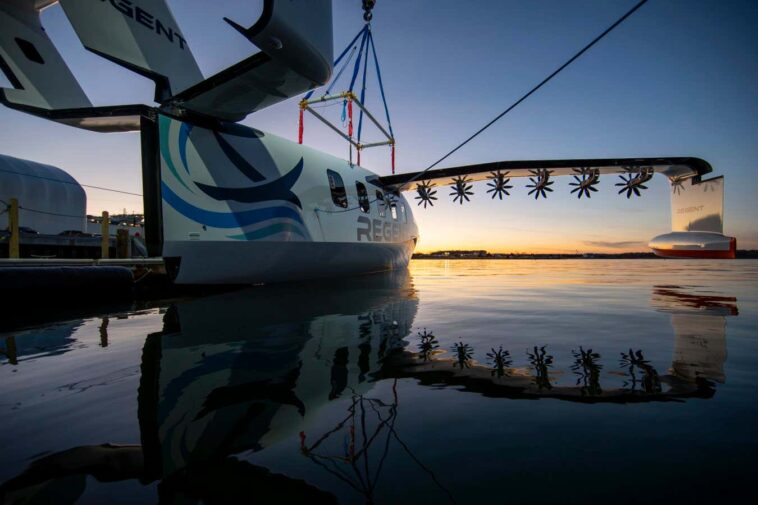 La plus grande machine volante entièrement électrique commence les essais en mer