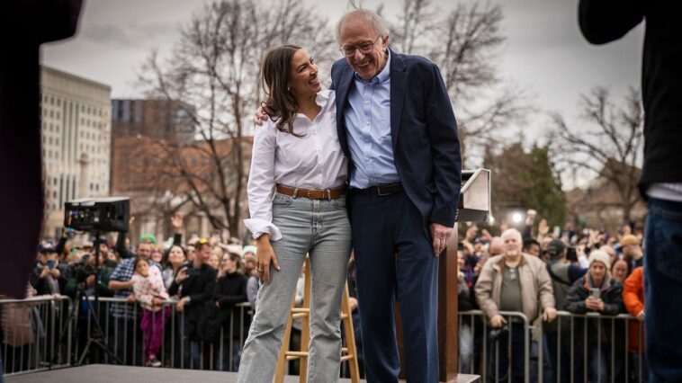 La tournée anti-oligarchie de Bernie Sanders est la justification. Mais qu'est-ce que c'est pour Alexandria Ocasio-Cortez?
