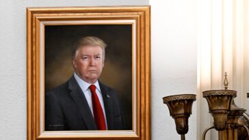 La trame de fond farfelue du portrait du Colorado Trump qui a enragé le président