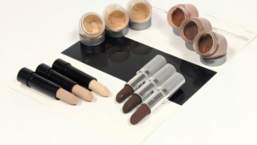 Le pigment bleu améliore les nuances de maquillage de fondation pour la peau foncée