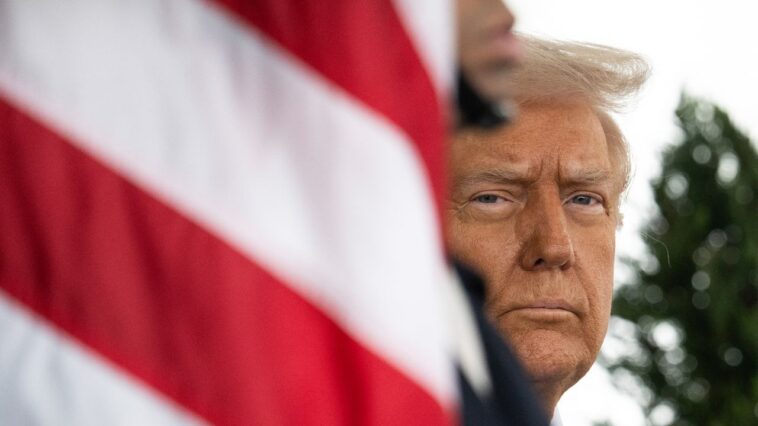 Le président Donald Trump a déclaré à NBC News qu'il ne «plaisante» pas à propos de considérer le troisième mandat Le président Donald Trump a déclaré à NBC News qu'il ne «plaisante» pas à propos de considérer le troisième mandat