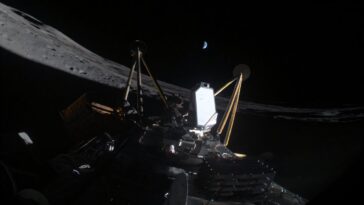 Oups, nous l'avons encore basculé: Mission Over For Sideways US Lander