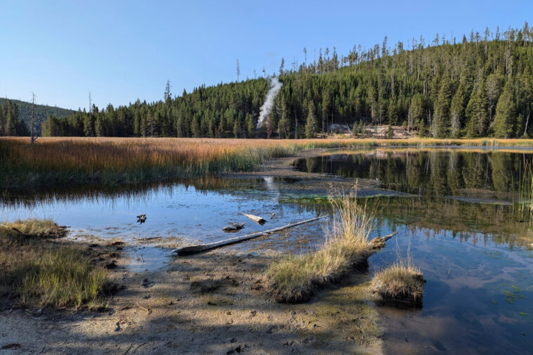 Un nouvel évent à vapeur thermique attire l'attention dans le parc national de Yellowstone en constante évolution