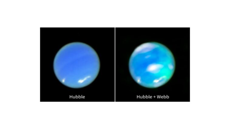 Webb capture les aurores de Neptune pour la première fois