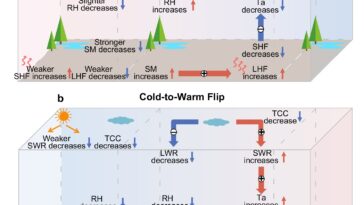 De l'ébullition chaude au froid du froid: des retournements soudains de température réglés pour augmenter avec le changement climatique