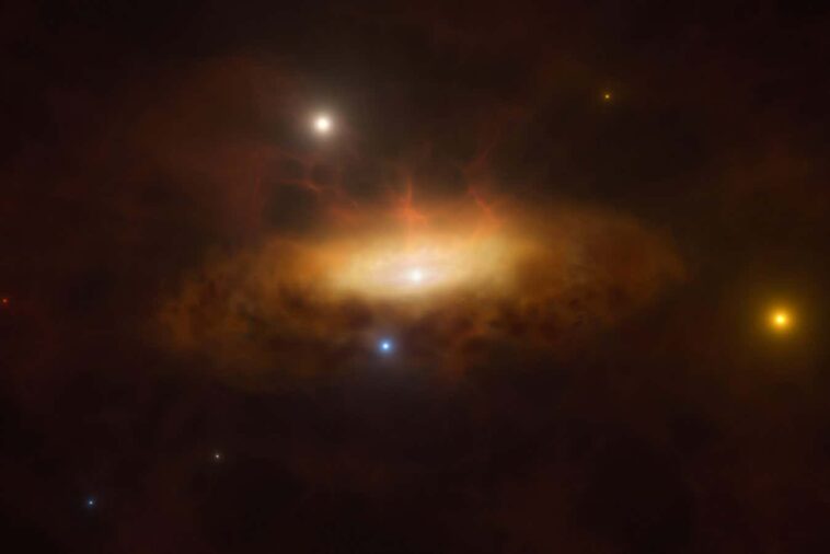 De puissantes explosions de radiographies pourraient révéler un trou noir se réveiller du sommeil