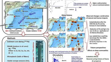 L'histoire récente de l'humanité laisse des marques dans des sédiments marins profonds