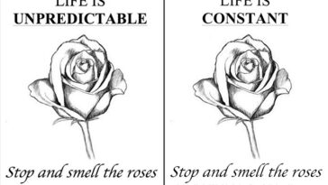 Les gens ont tendance à s'arrêter et à sentir davantage les roses quand on dit que la vie est imprévisible