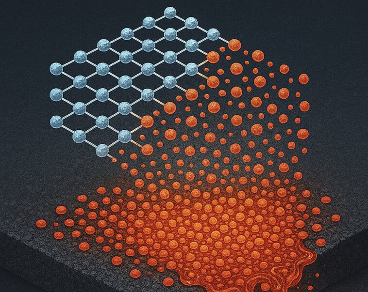 La fusion des cristaux et la transition du verre obéissent à la même loi physique