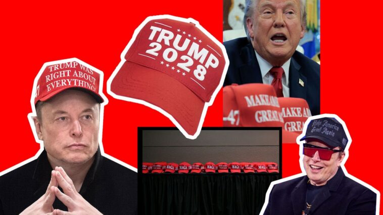 Le nouveau chapeau «Trump 2028» n'est pas seulement moche, c'est un chef de casque