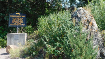 Photo du plus ancien signe rock au Minnesota