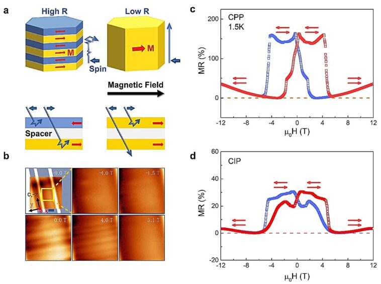 Les aimants quantiques Kagome obtiennent des effets de vanne à spin sans empilement de matériaux complexes