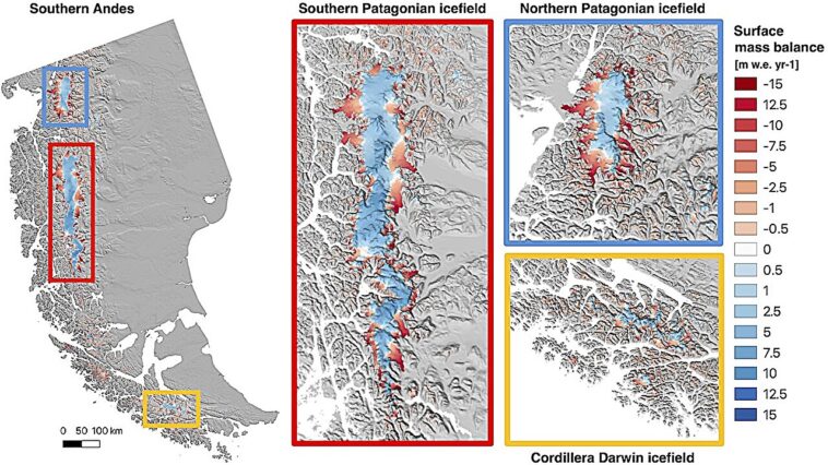 Les décalages atmosphériques accélèrent la perte de glacier patagonien, contribuant à l'essor du niveau de la mer