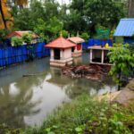 Les inondations de marée sur les exigences du lac indien