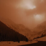Majeure poussière pour l'eau dans le fleuve Colorado Majeure poussière pour l'eau dans le fleuve Colorado