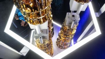 model of a suspension of a quantum chip of a Quantum System Two