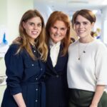 Sarah Ferguson, avec la princesse Beatrice et la princesse Eugénie, a fait une visite à l'hôpital Cancer