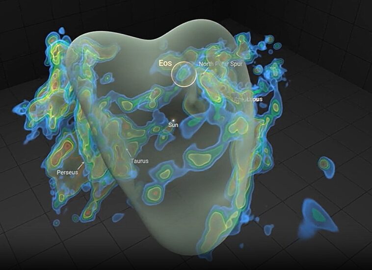 Un vaste nuage moléculaire, long invisible, est découvert près de notre système solaire Un vaste nuage moléculaire, long invisible, est découvert près de notre système solaire