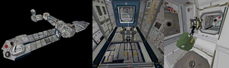 Astrobee apprend à transporter la cargaison souple: modèles de simulateur open-source réels défis ISS