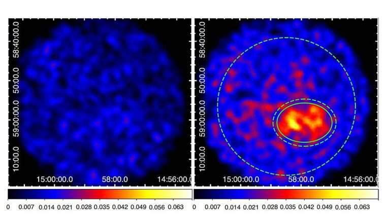 Axe de la source X-Ray J145732−5901 est un groupe de galaxies, suggèrent les observations