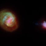 Étiré en un schéma transversal: notre galaxie voisine est tirée en deux axes, de nouvelles preuves indiquent