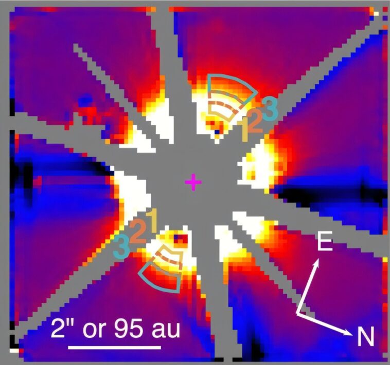 Glace d'eau détectée dans un disque de débris autour de la jeune étoile voisine Glace d'eau détectée dans un disque de débris autour de la jeune étoile voisine