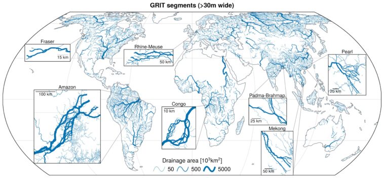 Grit Remaps the World's Rivers, se ramifiant vers l'inconnu pour aider à la modélisation mondiale des inondations Grit Remaps the World's Rivers, se ramifiant vers l'inconnu pour aider à la modélisation mondiale des inondations