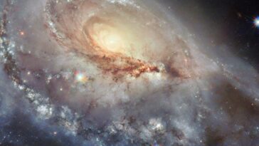 Hubble Images asymétriques Spiral Galaxy ARP 184