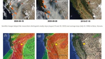 L'étude de la qualité de l'air Reno illumine les impacts plus larges de la santé atmosphérique et de la santé publique de la fumée de la forêt