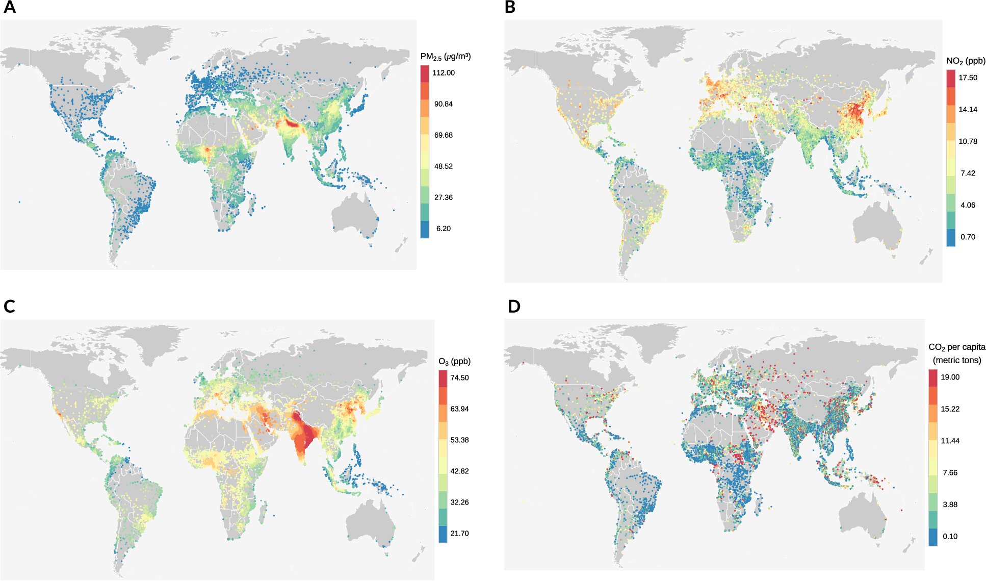 L'étude mondiale suit la pollution atmosphérique et les émissions de ...