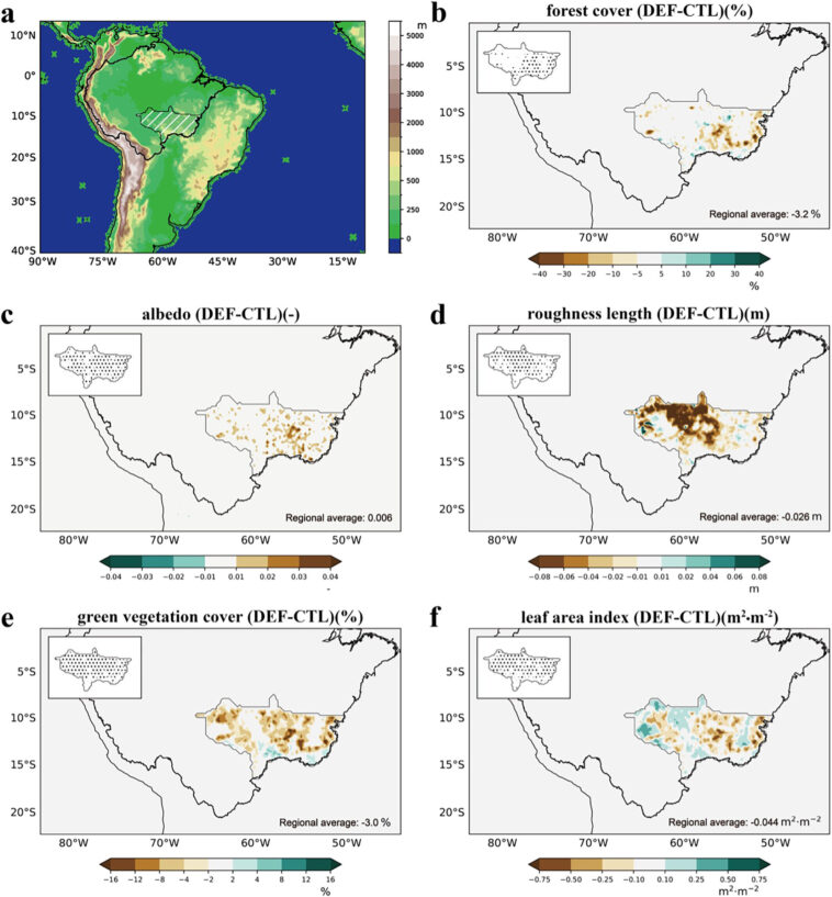 La perte de forêt d'Amazon entraîne une baisse mesurable des précipitations régionales