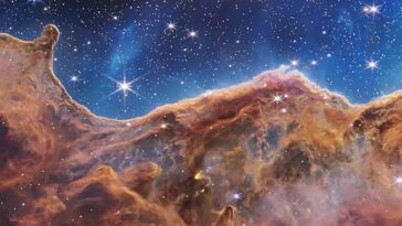 La visualisation Webb révèle la structure 3D des falaises cosmiques