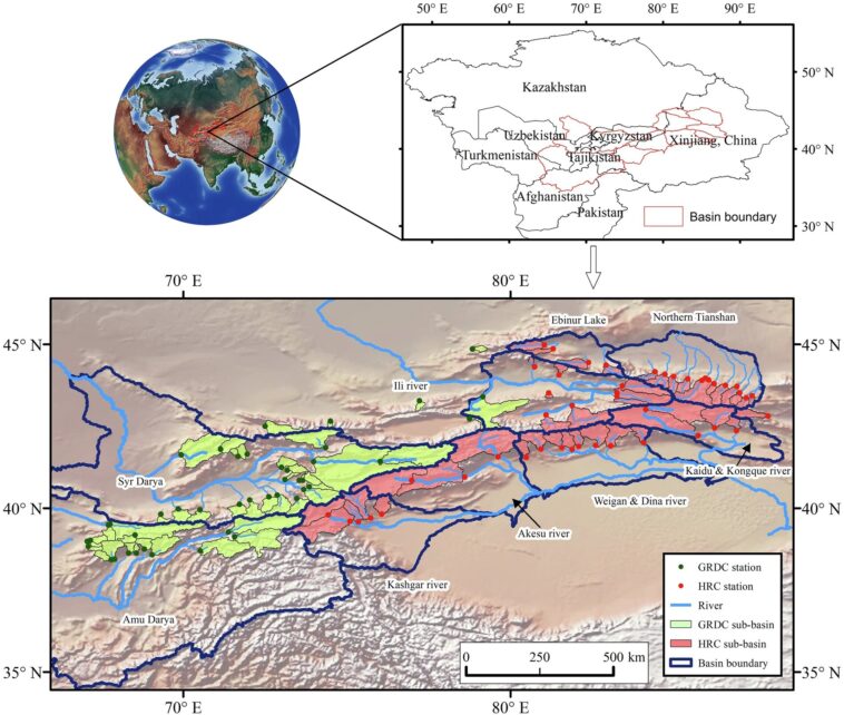 Les chercheurs chinois libèrent un ensemble de données de flux de flux de bassin versant Tianshan