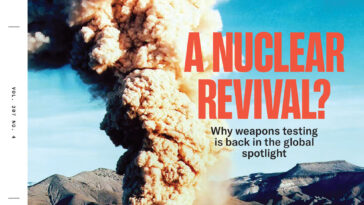 Couverture du numéro d'avril du magazine scientifique