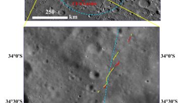 Les modèles d'élévation numérique alimentés par l'IA révèlent les escarpements de lobate de Moon près du site d'atterrissage de Chang'e-6