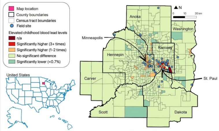 Les papillons montrent que la pollution du plomb est toujours un problème dans les villes jumelles