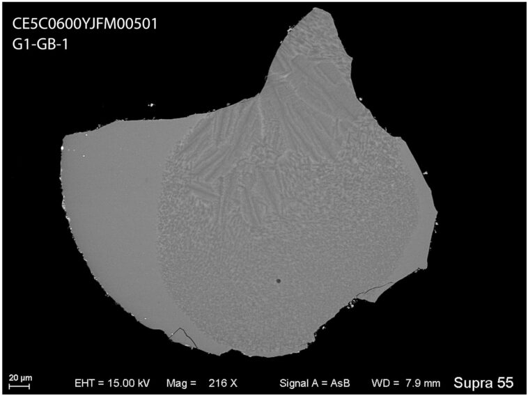 Les perles de verre offrent une fenêtre sur les profondeurs cachées de la lune