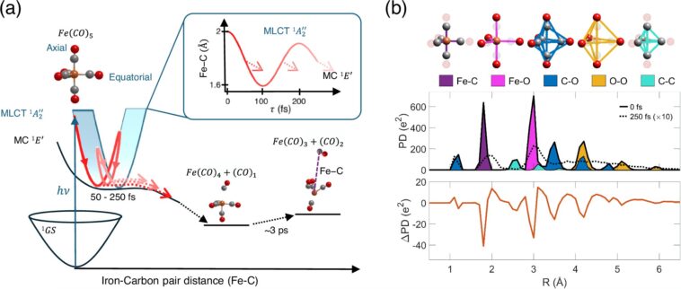 Les rayons X ultrafast capturent les mouvements atomiques dans les molécules de catalyseur activé par la lumière
