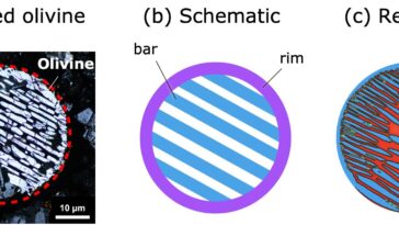 Les simulations numériques révèlent l'origine des cristaux d'olivine barrés dans le système solaire précoce