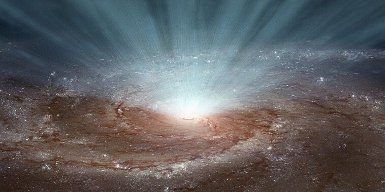 Les vents de trou noir supermassif peuvent résoudre le mystère des rayons cosmiques ultra-élevés