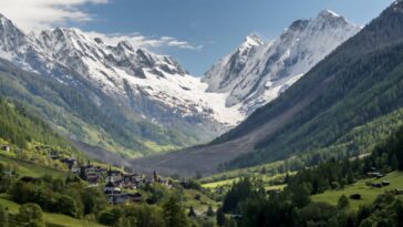 Surveillance de la Suisse pour les risques d'inondation après un énorme effondrement des glaciers