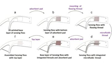 Un fil dentaire qui peut mesurer le stress