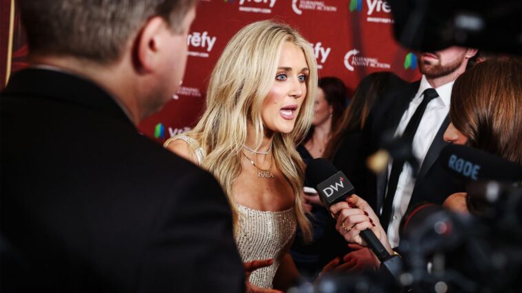 Qui est Riley Gaines, la militante politique conservatrice que Simone Biles a pris en charge?