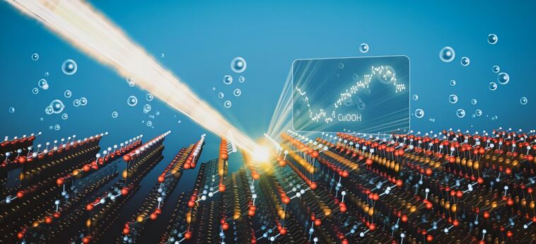 À l'aide d'une nouvelle technique de rayons X, les chercheurs trouvent une forme plus durable de cuivre capable de diviser l'eau