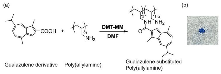 Bluer et mieux: améliorer la solubilité dans l'eau et la stabilité acide du guaiazulène