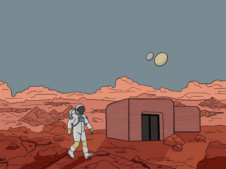 La construction sur Mars fait un bond en avant