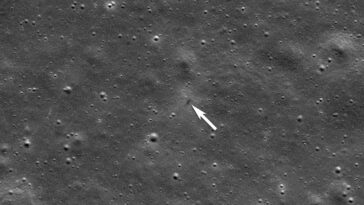 Le vaisseau spatial de la NASA autour de la lune photographie le site de l'accident de l'atterrisseur lunaire d'une entreprise japonaise